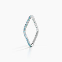 Bague Aeselya Argent Blanc Oxyde De Zirconium