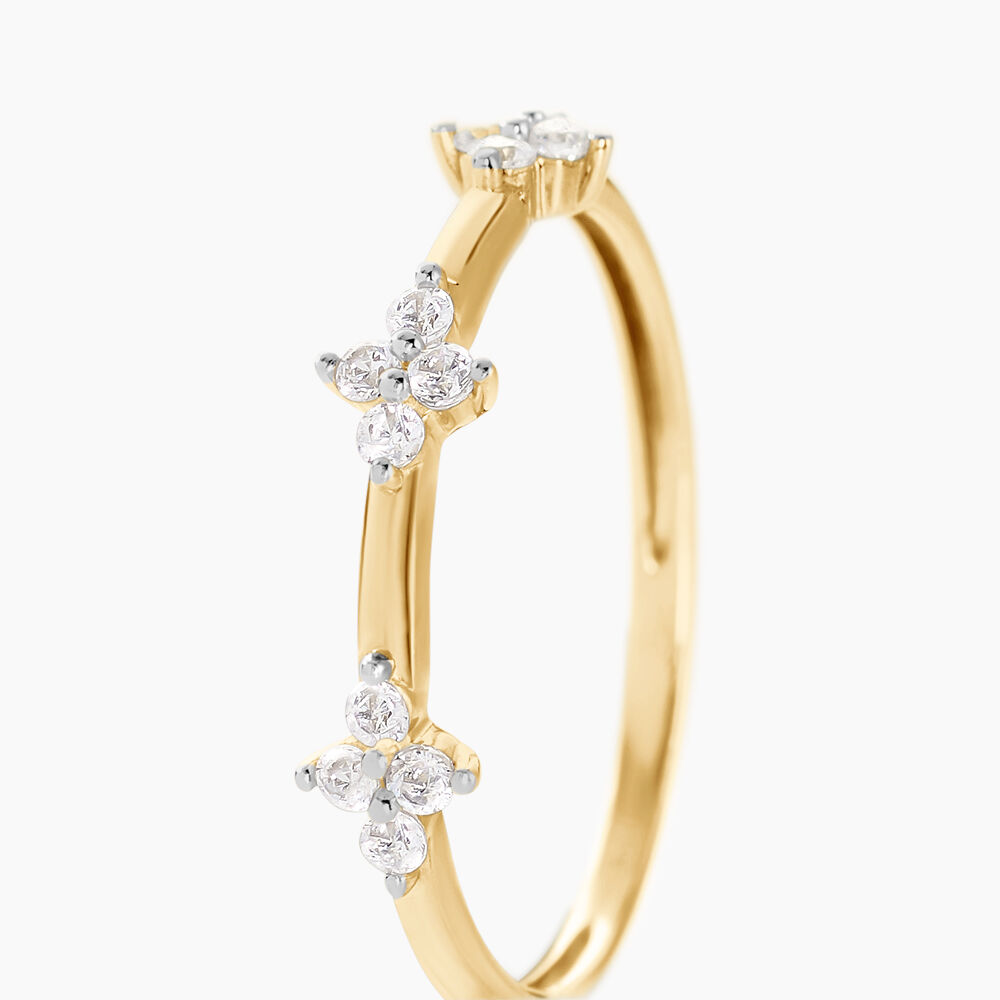 Bague Eclosion Precieuse Or Jaune Oxyde De Zirconium - Bagues avec pierre Femme | Marc Orian