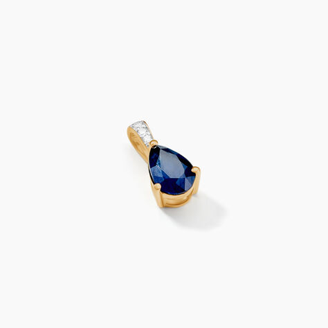 Pendentif Pâris Or Jaune Saphir Diamant - Pendentifs Femme | Marc Orian