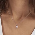 Collier Astra Argent Blanc Oxyde De Zirconium - Colliers avec pierres Femme | Marc Orian