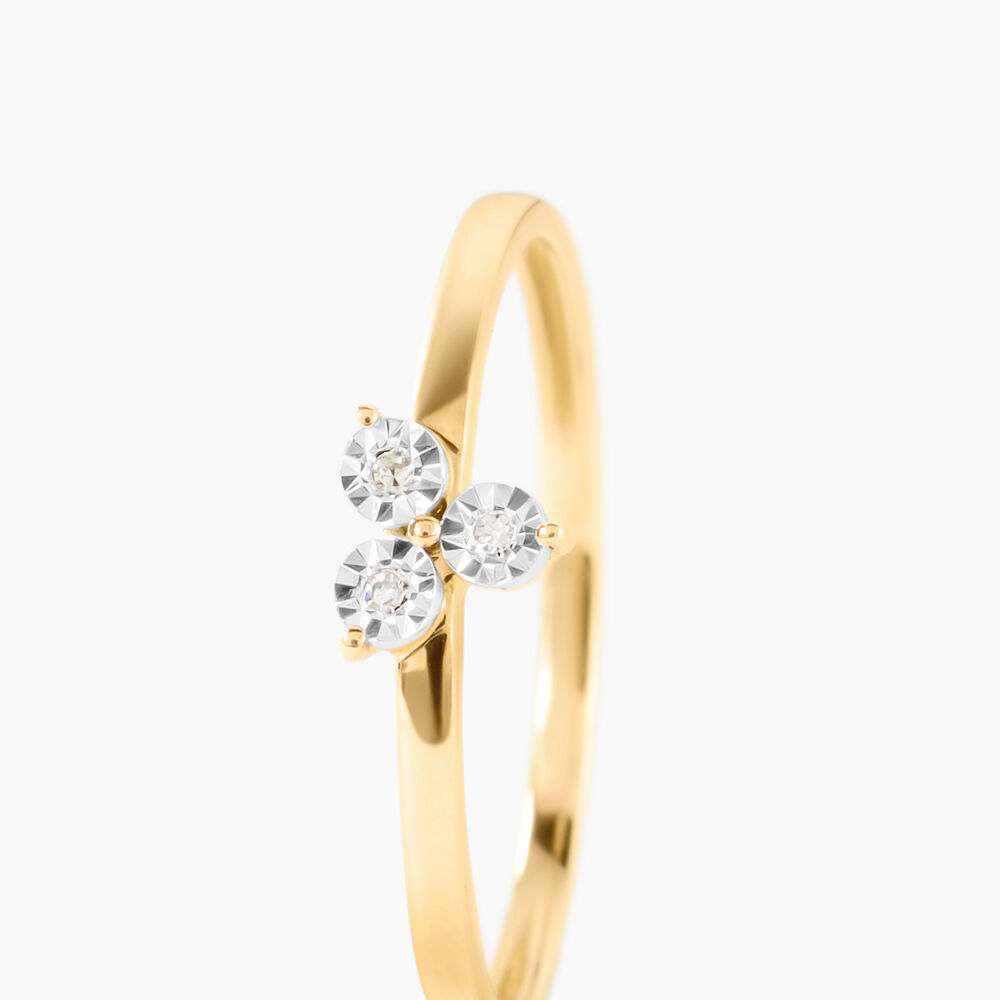 Bague Seoirse Or Jaune Diamant - Bagues pierres pr&eacute;cieuses  | Marc Orian
