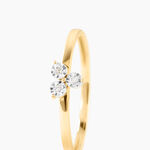 Bague Seoirse Or Jaune Diamant - Bagues pierres pr&eacute;cieuses  | Marc Orian