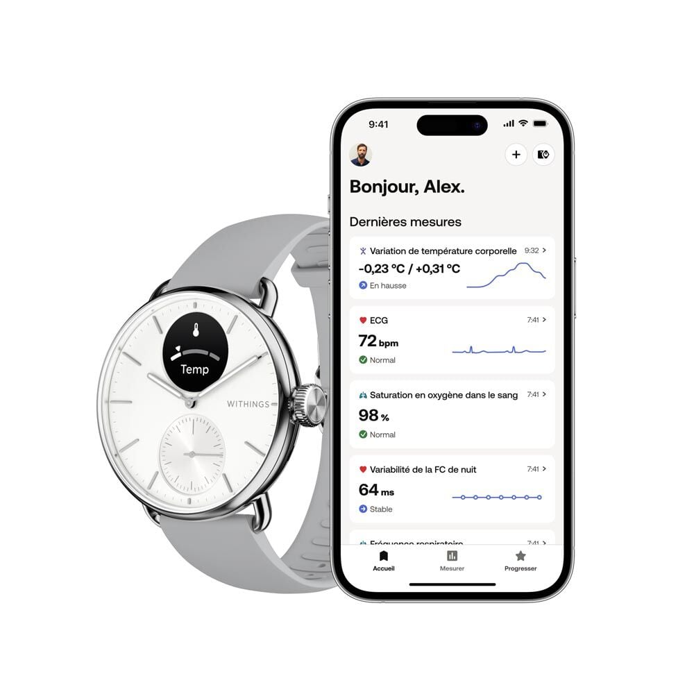 Montre Connect&eacute;e Withings Scanwatch 2 - Montres connect&eacute;es Femme | Marc Orian