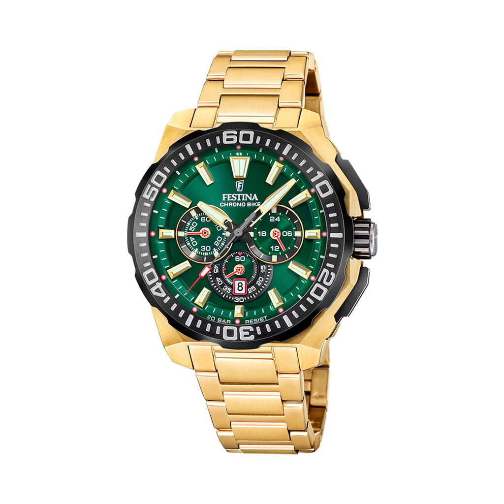 Montre Festina Chrono Bike 4 Vert - Montres étanches Homme | Marc Orian