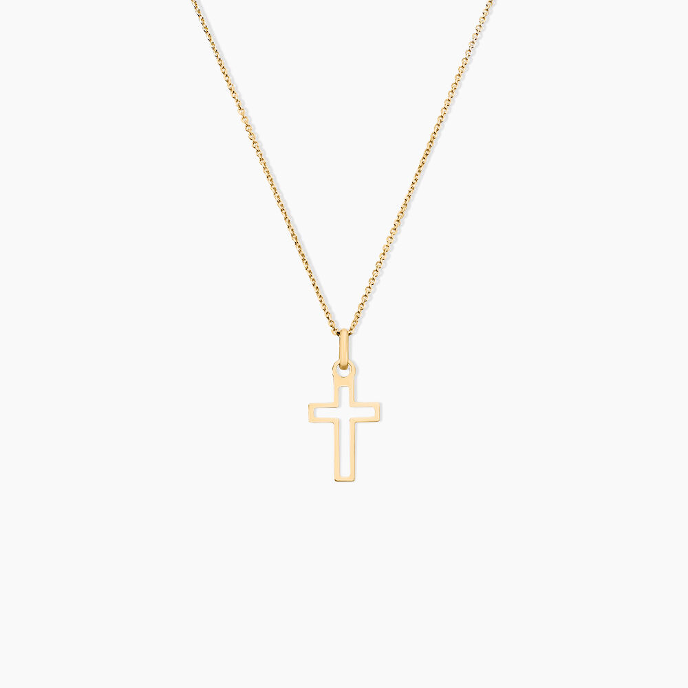 Pendentif Aimee Croix Or Jaune - Pendentifs Famille | Marc Orian