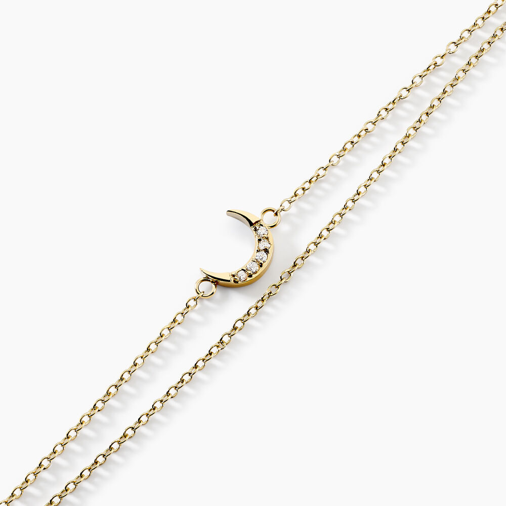 Bracelet Acier Doré Oxyde De Zirconium - Bracelets chaînes Femme | Marc Orian