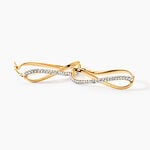 Cr&eacute;oles Domitilla Or Jaune Strass - Cr&eacute;oles Femme | Marc Orian