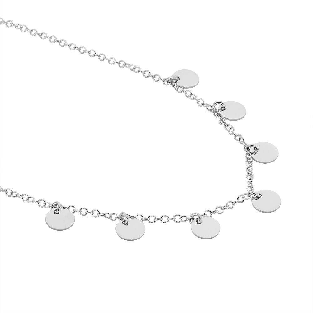 Collier Ragavi Argent Blanc - Colliers fantaisie Femme | Marc Orian