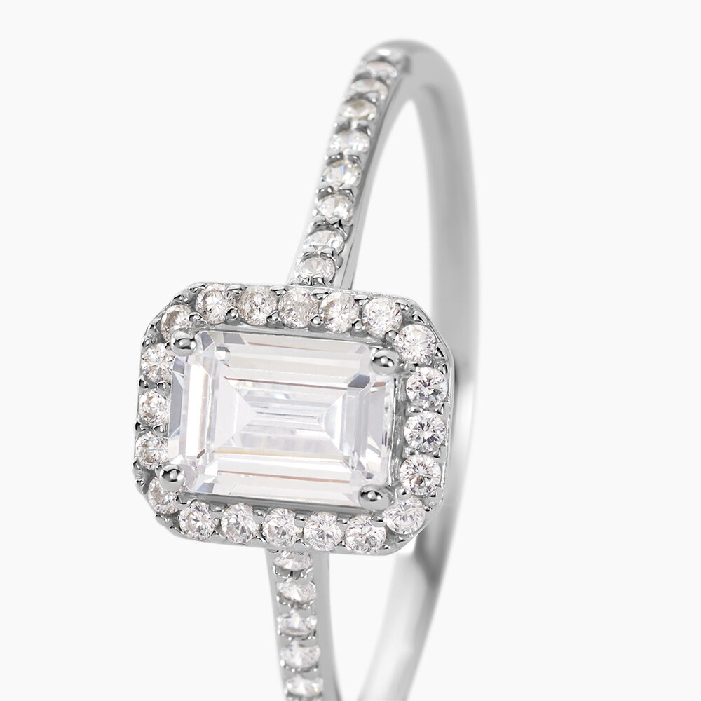 Bague Solitaire Cadmos Argent Blanc Oxyde De Zirconium - Solitaires Femme | Marc Orian