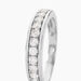 Demi Alliance Heket Argent Blanc Oxyde De Zirconium - Alliances Femme | Marc Orian