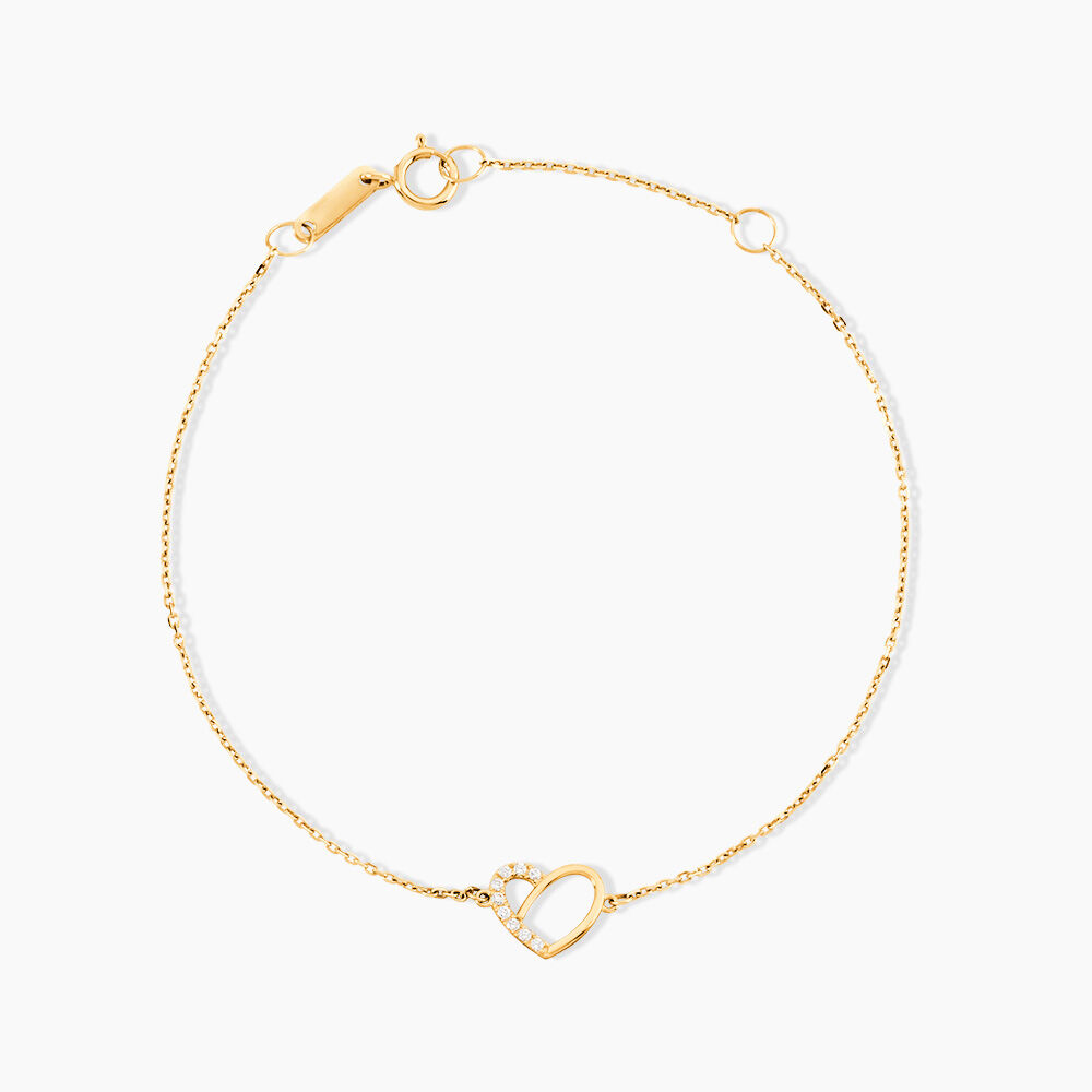 Bracelet Osamu Or Jaune Oxyde De Zirconium - Bracelets cha&icirc;nes Femme | Marc Orian