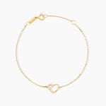 Bracelet Osamu Or Jaune Oxyde De Zirconium - Bracelets cha&icirc;nes Femme | Marc Orian