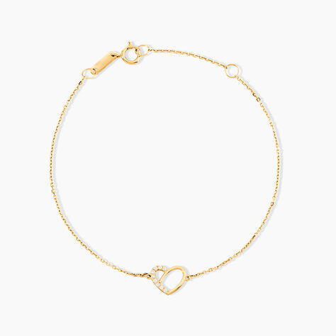 Bracelet Osamu Or Jaune Oxyde De Zirconium - Bracelets cha&icirc;nes Femme | Marc Orian