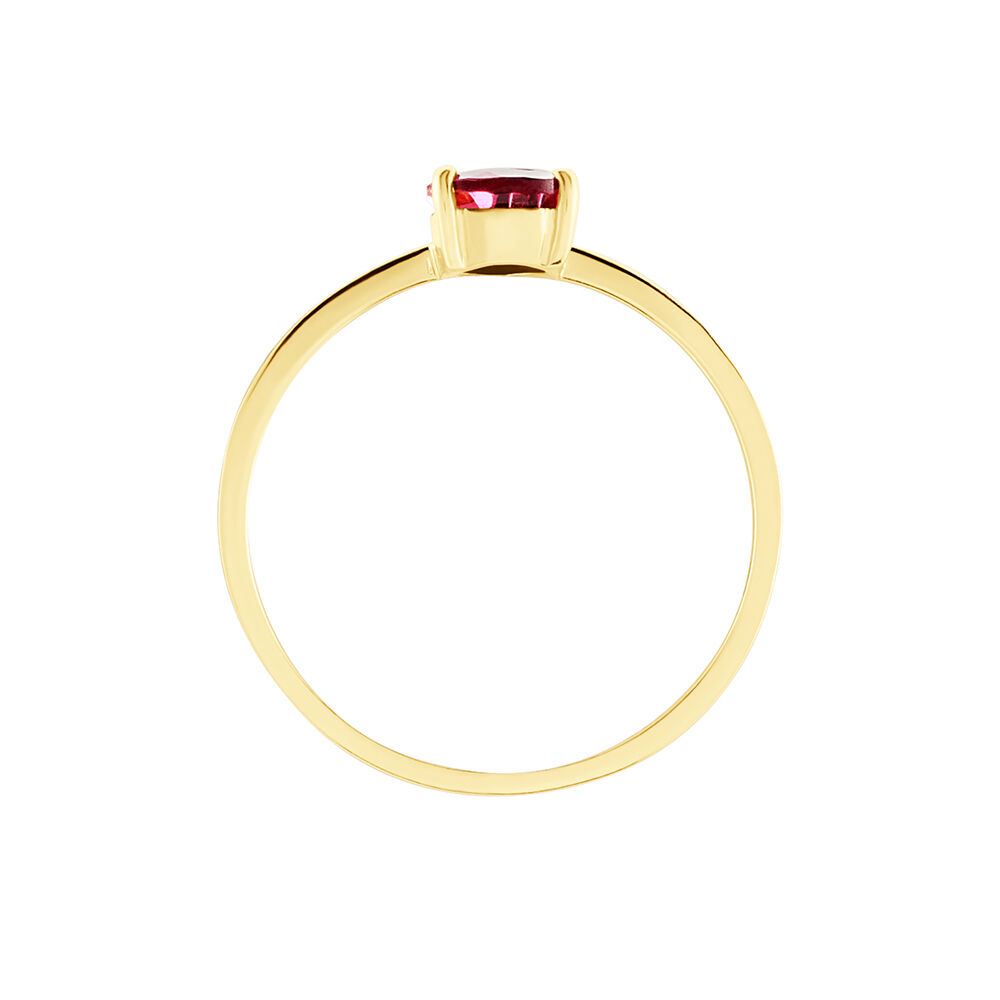 Bague Rhodolite Fever Or Jaune Rhodolite - Bagues avec pierre Femme | Marc Orian
