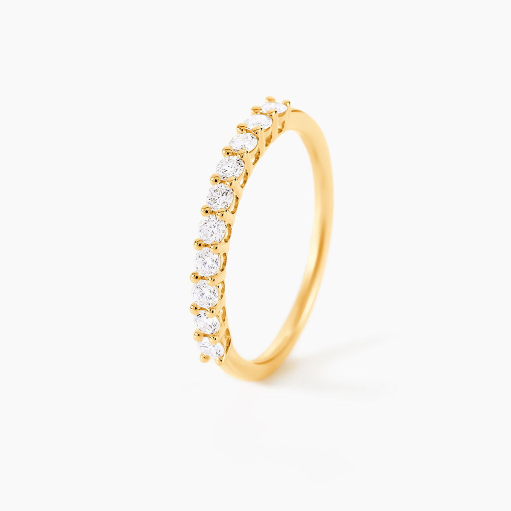 Alliance 1290 Or Jaune Diamant - Alliances duo Femme | Marc Orian