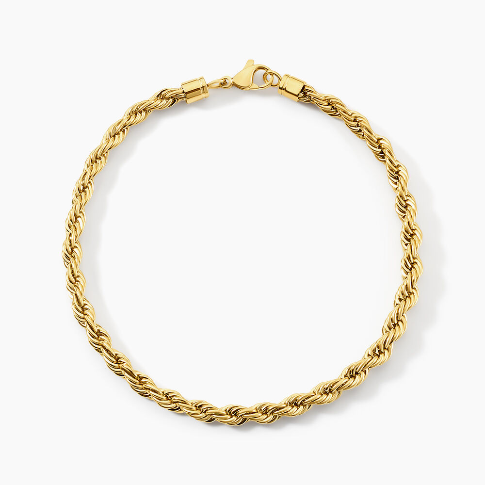 Bracelet Phebus Him Acier Dor&eacute; - Bracelets cha&icirc;nes Homme | Marc Orian