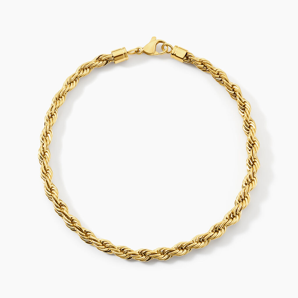 Bracelet Phebus Him Acier Dor&eacute; - Bracelets cha&icirc;nes Homme | Marc Orian