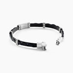 Bracelet Acier Blanc Pacome - Bracelets cuir Homme | Marc Orian