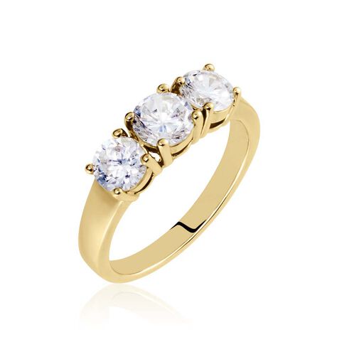 Bague Plaqué Or Just Oxydes De Zirconium - Bague fantaisie Femme | Marc Orian