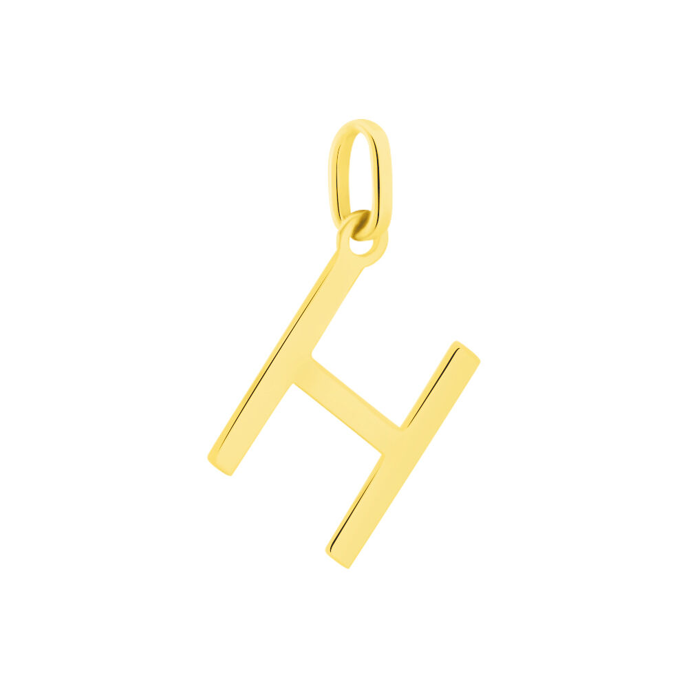 Pendentif Ionia Lettre Or Jaune - Pendentifs Famille | Marc Orian