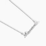 Collier Rera Argent Blanc Oxyde De Zirconium - Colliers avec pierres Femme | Marc Orian