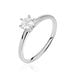 Bague Solitaire Samantha Or Blanc Diamant - Solitaires Femme | Marc Orian