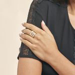 Bague Catharine 3 Rangs Or Jaune Diamant - Bagues pierres pr&eacute;cieuses Femme | Marc Orian