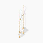 Boucles D'oreilles Pendantes Petrona Or Jaune Perle De Culture - Pendantes Femme | Marc Orian