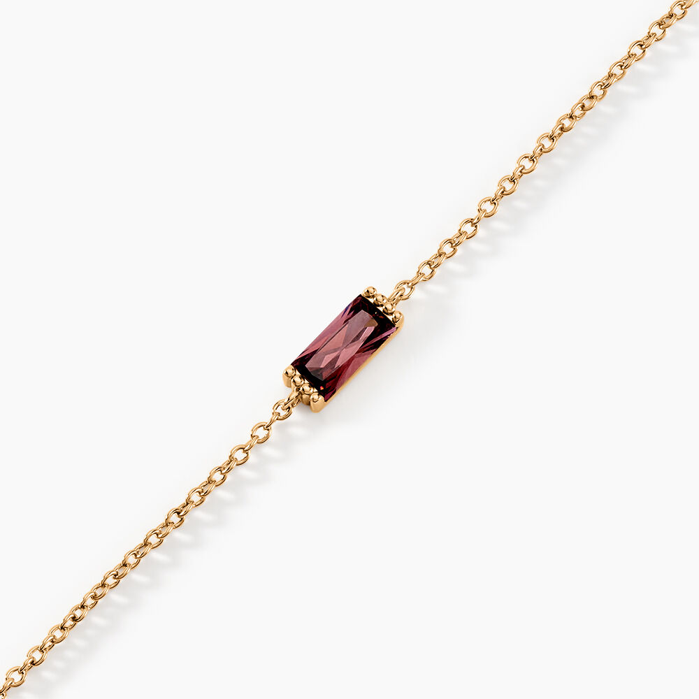 Bracelet Luccia Plaqu&eacute; Or Dor&eacute; Pierre D'imitation - Bracelets fantaisie Femme | Marc Orian