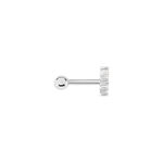 Piercing D'oreille Unitaire Roseau Argent Blanc Oxyde De Zirconium - Piercings d'oreilles Femme | Marc Orian