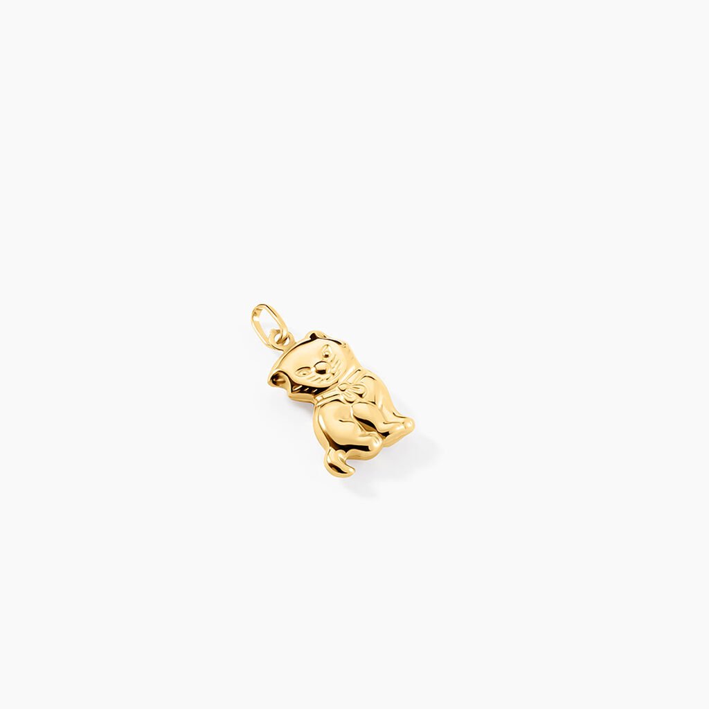 Pendentif Hayate Chat Or Jaune - Pendentifs Famille | Marc Orian