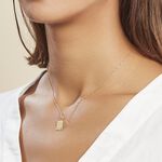 Pendentif Lamie Zodiaque Parchemin Or Jaune - Bijoux personnalis&eacute;s Famille | Marc Orian