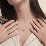 Collier Lylwenn Argent Blanc Oxyde De Zirconium Noir - Colliers solitaires Femme | Marc Orian