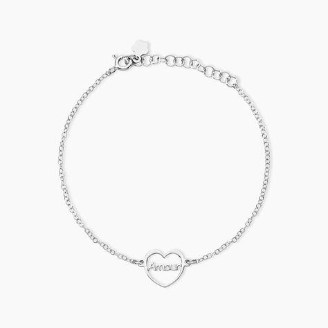 Bracelet Argent Blanc Nalani - Bracelets fantaisie Femme | Marc Orian