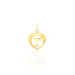 Pendentif Eudocie Coeur Lettre Or Jaune - Pendentifs Famille | Marc Orian