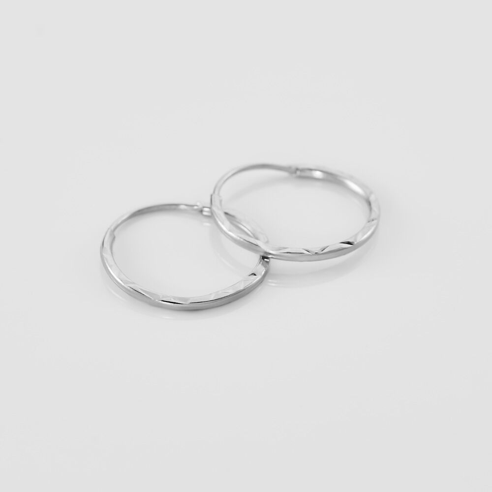 Cr&eacute;oles Valerina Or Blanc - Cr&eacute;oles Femme | Marc Orian