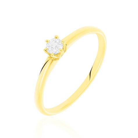 Bague Solitaire Shannel Or Jaune Diamant - Solitaires Femme | Marc Orian
