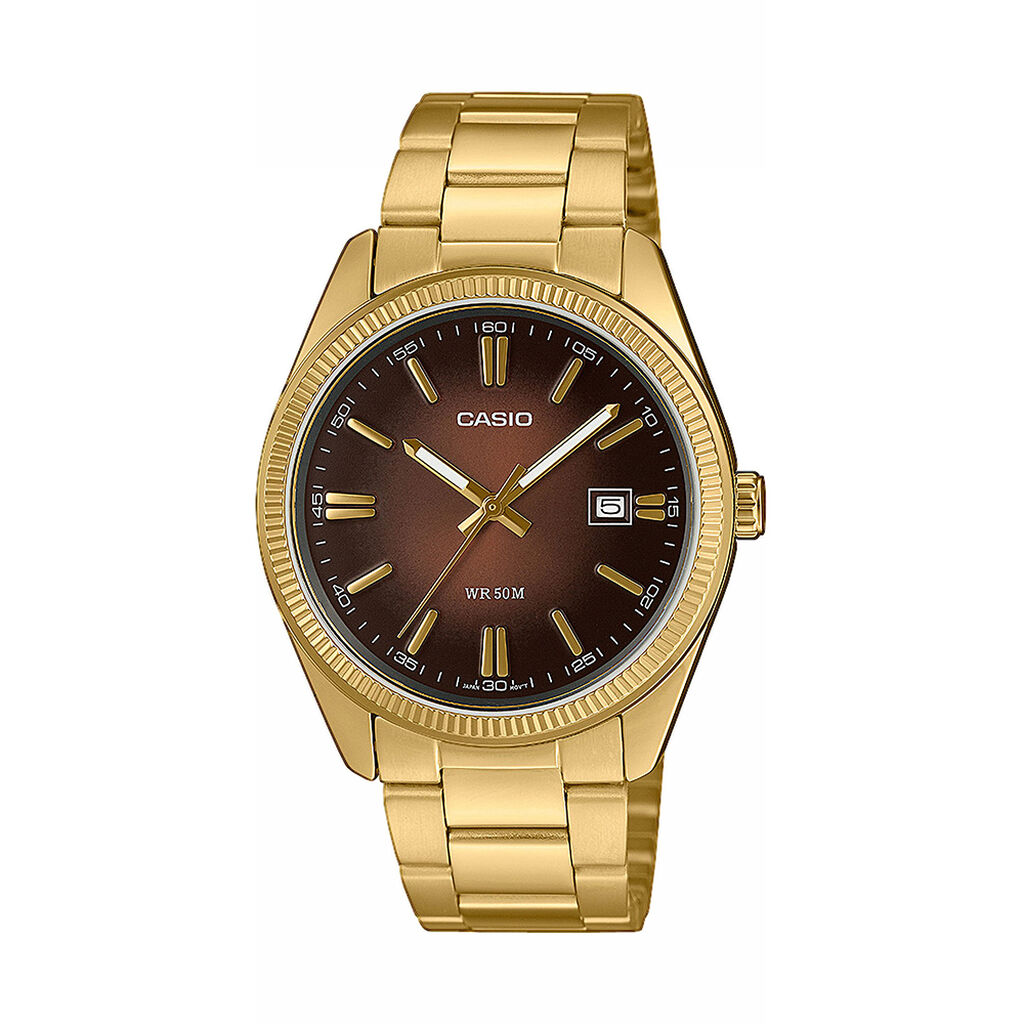 Montre Casio Collection Casio Timeless Collection Marron - Montres &eacute;tanches Unisex | Marc Orian