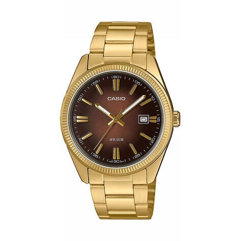 Montre Casio Collection Casio Timeless Collection Marron - Montres &eacute;tanches Unisex | Marc Orian