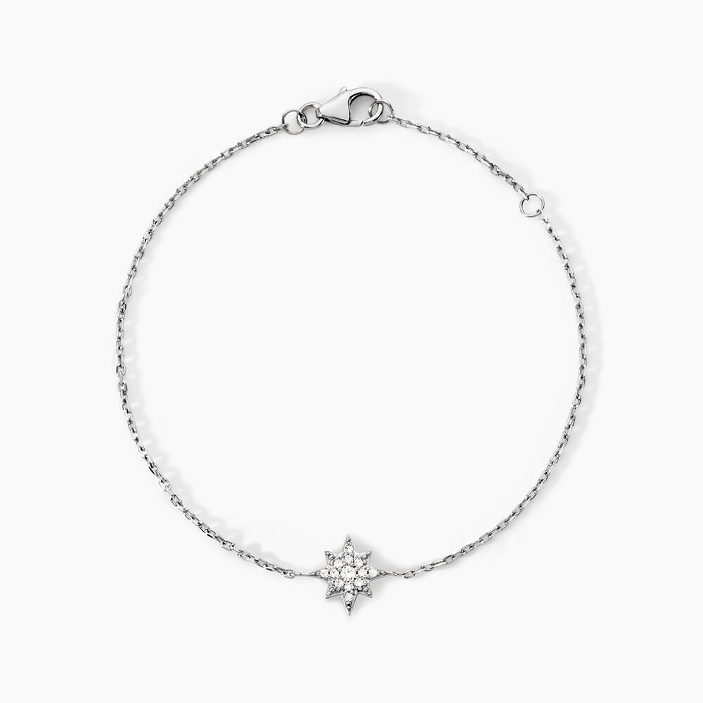 Bracelet Layana Argent Blanc Oxyde De Zirconium - Bracelets fantaisie Femme | Marc Orian