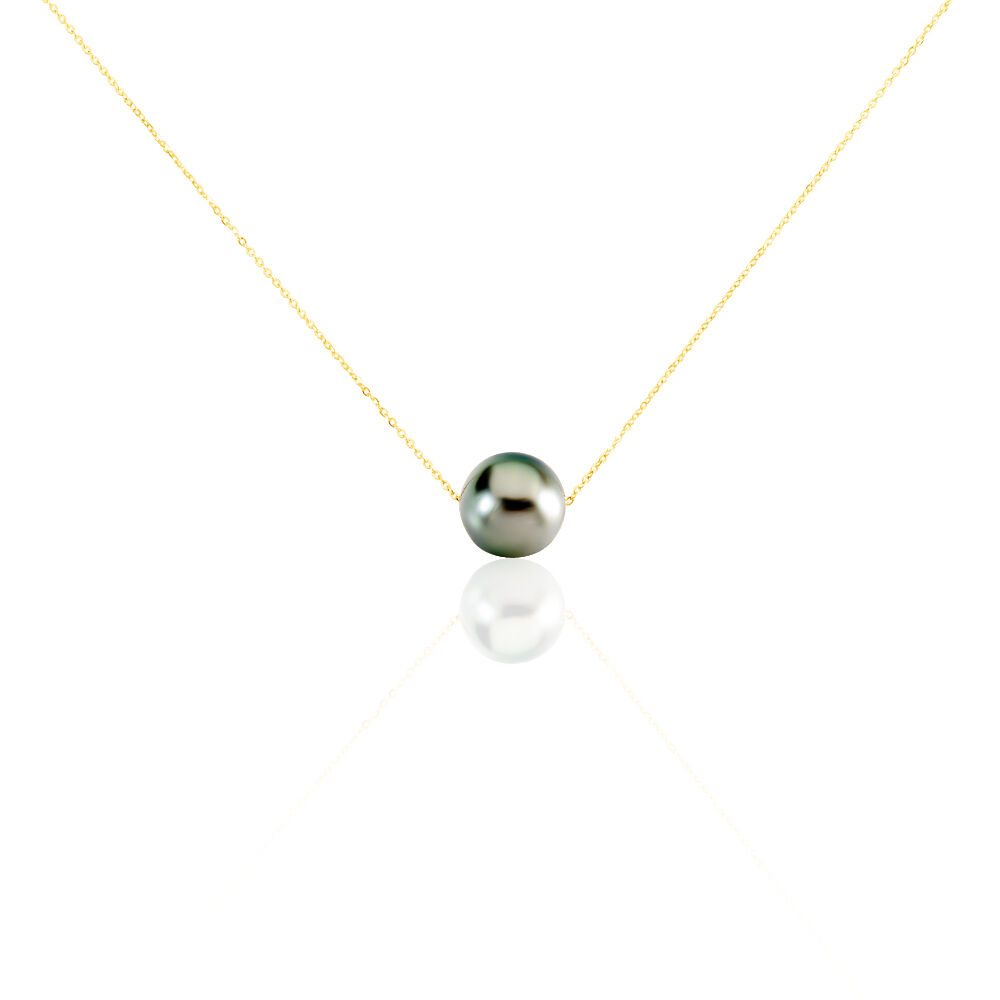 Collier Sissy Or Jaune Perle De Culture De Tahiti - Colliers avec pierres Femme | Marc Orian