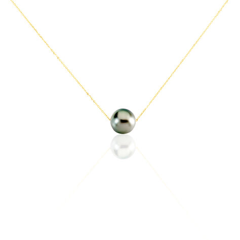 Collier Sissy Or Jaune Perle De Culture De Tahiti - Colliers avec pierres Femme | Marc Orian