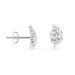 Boucles D'oreilles Puces Aleyna Argent Blanc Oxyde De Zirconium - Puces Femme | Marc Orian