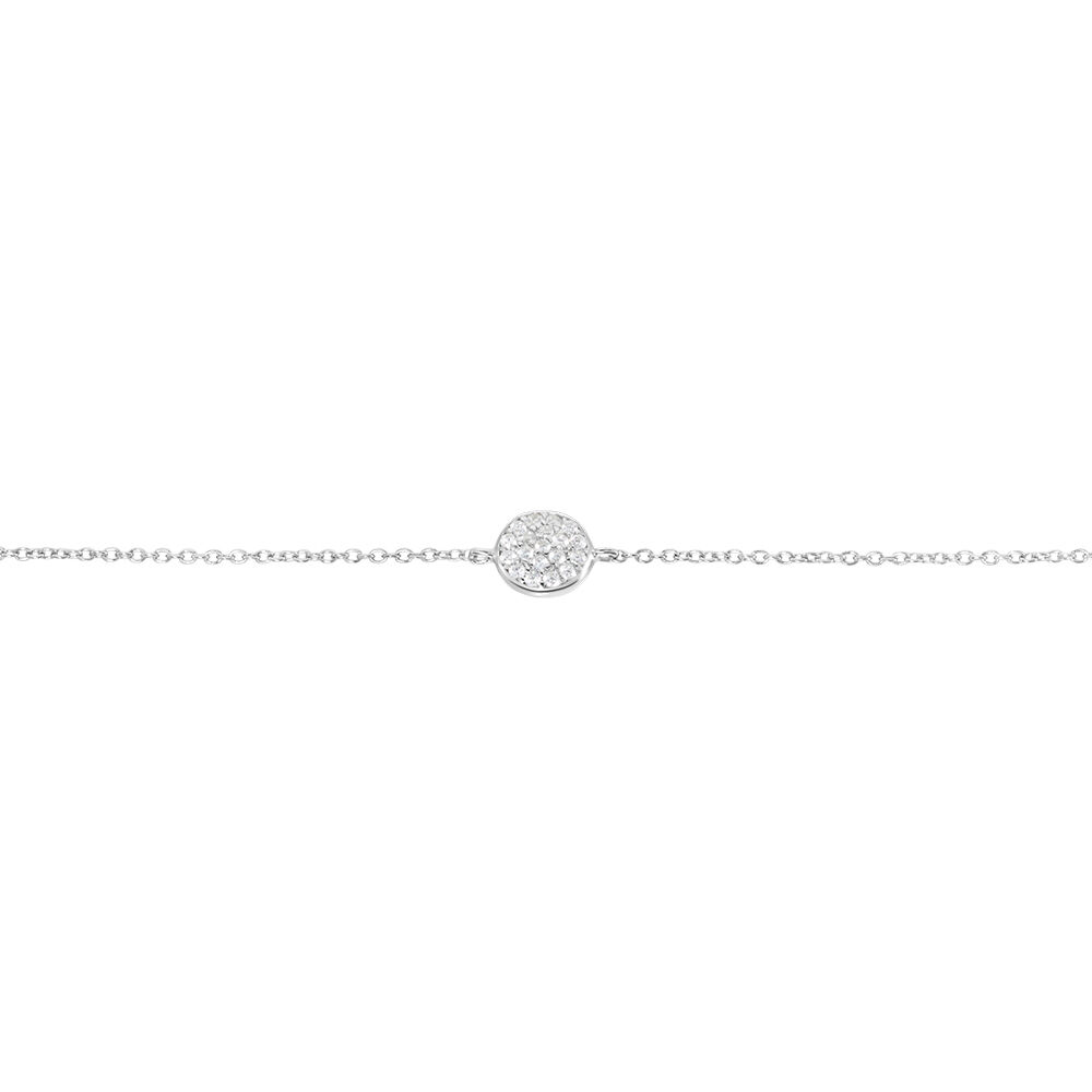 Bracelet Argent Victorin Oxydes De Zirconium - Bracelets Medailles Femme | Marc Orian