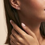 Cr&eacute;oles Rio Argent Blanc Oxyde De Zirconium - Cr&eacute;oles Femme | Marc Orian