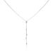 Collier Linda Argent Blanc - Colliers Femme | Marc Orian