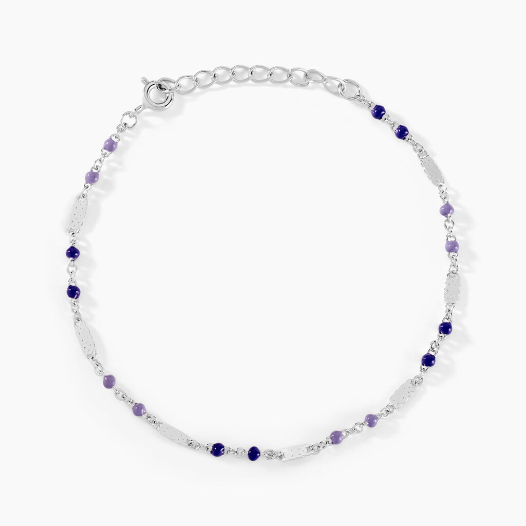 Bracelet Myliane Argent Blanc - Bracelets chaînes Femme | Marc Orian