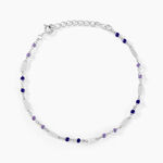 Bracelet Myliane Argent Blanc - Bracelets fantaisie Femme | Marc Orian