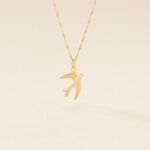 Pendentif Illide Hirondelle Or Jaune - Pendentifs Femme | Marc Orian