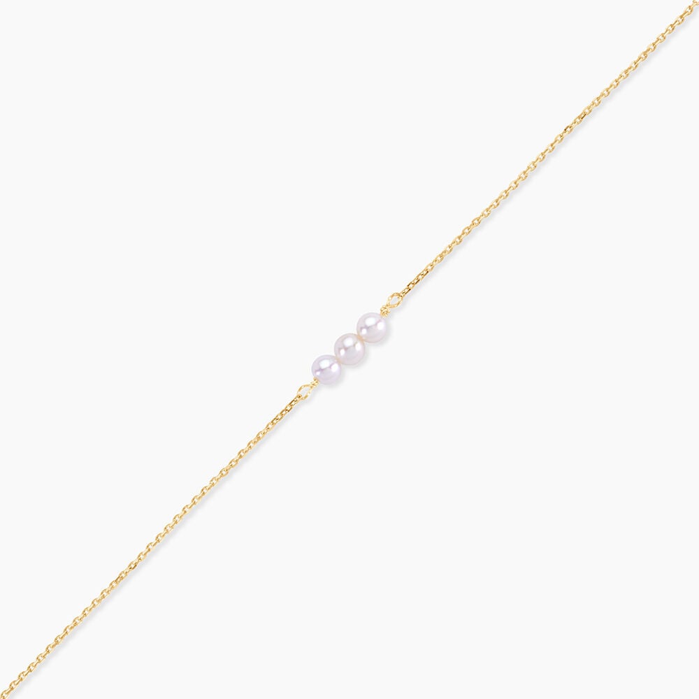 Bracelet Or Jaune Heliantheme Perles - Bracelets cha&icirc;nes Femme | Marc Orian